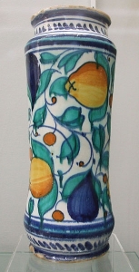 Majolica arabello, Venice or Castel Durante, 16th century - source Burrel Collection via Marshall46